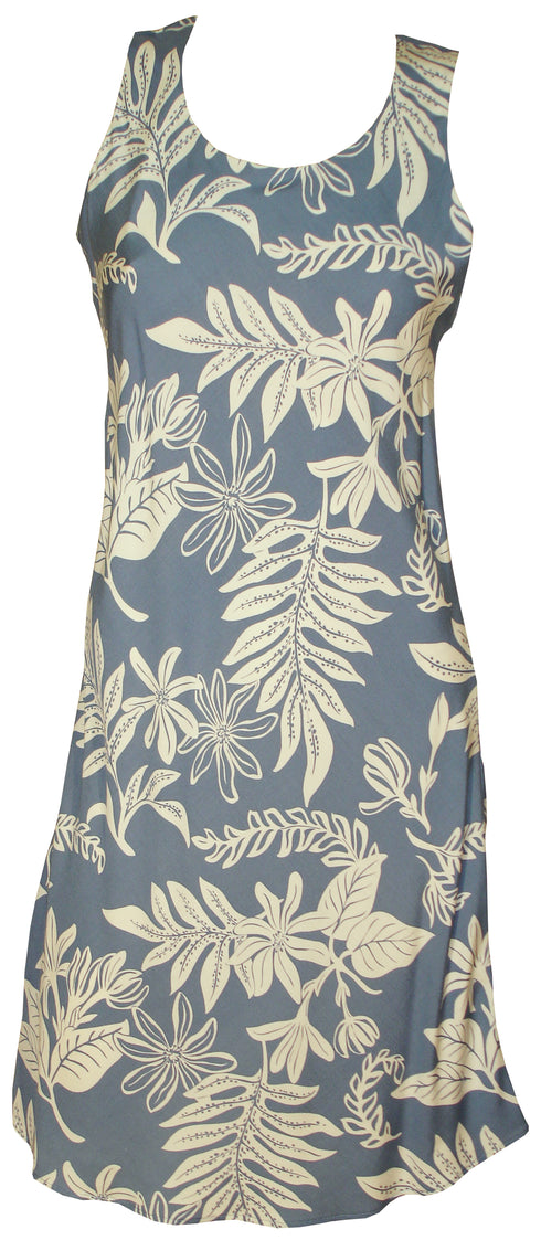 Tiare Women's Short Tank Flared Hawaiian Dress